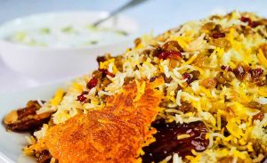 طرز تهیه عدس پلو با کشمش (گوشت چرخ کرده)