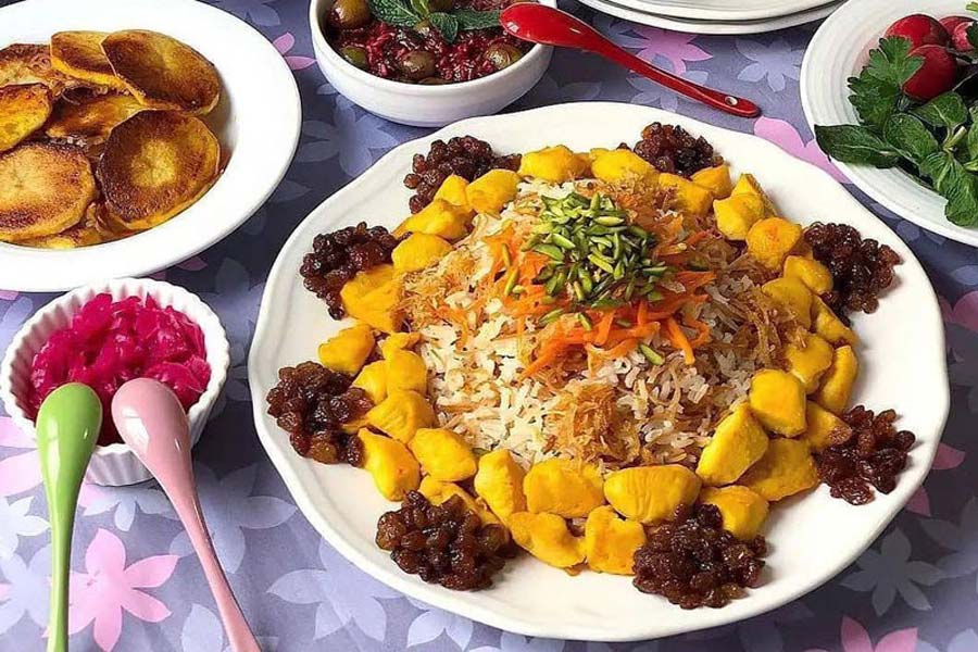 طرز تهیه رشته پلو با گوشت و قیسی؛ پلویی سنتی، خوش‌عطر و بو و مجلسی