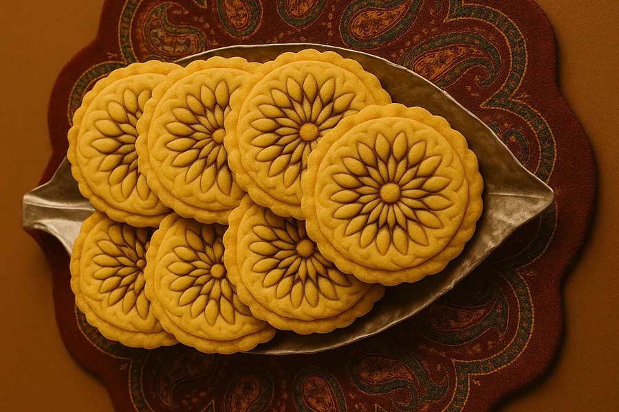 طرز تهیه کلمپه کرمانی خانگی با خرما و گردو؛ خوش‌عطر، سنتی و مجلسی