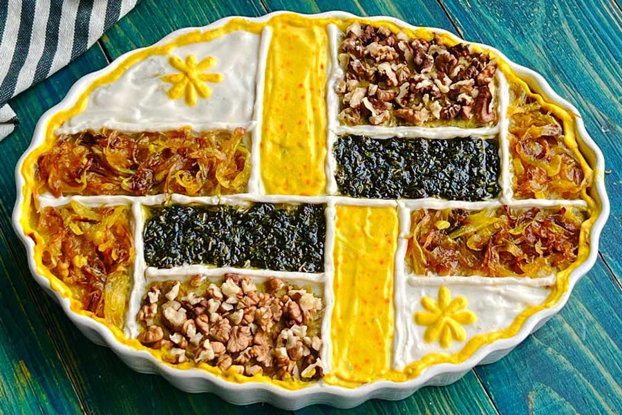 طرز تهیه حلیم بادمجان خوشمزه و مجلسی با گوشت گوسفند و کشک